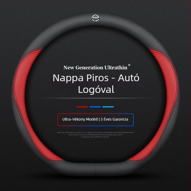 Navarre kormánykerék borításhoz 17-24 ultravékony, lélegző, varrásmentes nappa bőr markolatborítás