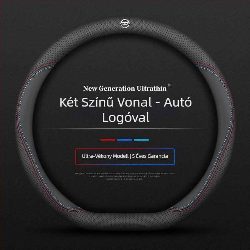 Navarre kormánykerék borításhoz 17-24 ultravékony, lélegző, varrásmentes nappa bőr markolatborítás