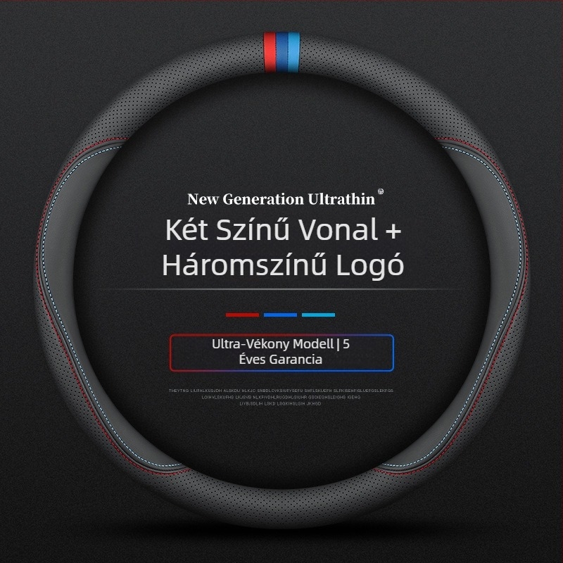 Navarre kormánykerék borításhoz 17-24 ultravékony, lélegző, varrásmentes nappa bőr markolatborítás