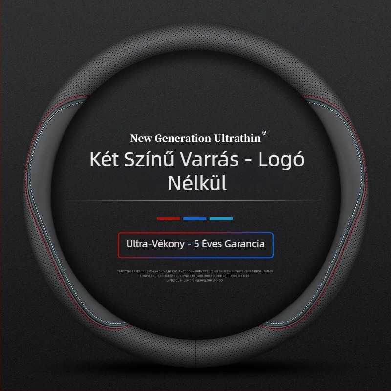 Navarre kormánykerék borításhoz 17-24 ultravékony, lélegző, varrásmentes nappa bőr markolatborítás