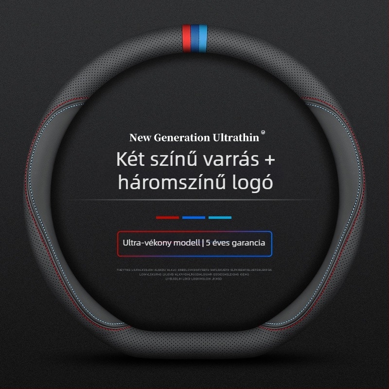 Navarre kormánykerék borításhoz 17-24 ultravékony, lélegző, varrásmentes nappa bőr markolatborítás