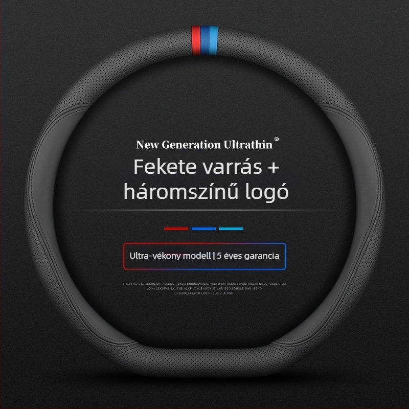 Navarre kormánykerék borításhoz 17-24 ultravékony, lélegző, varrásmentes nappa bőr markolatborítás