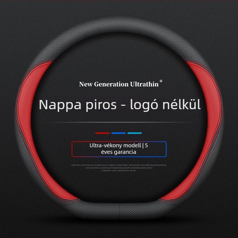 Navarre kormánykerék borításhoz 17-24 ultravékony, lélegző, varrásmentes nappa bőr markolatborítás