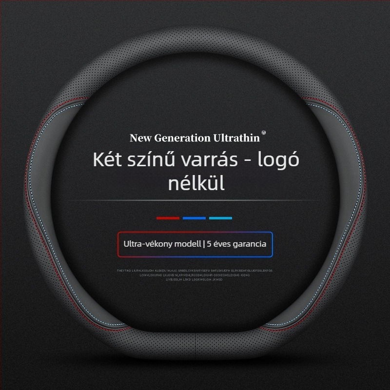 Navarre kormánykerék borításhoz 17-24 ultravékony, lélegző, varrásmentes nappa bőr markolatborítás