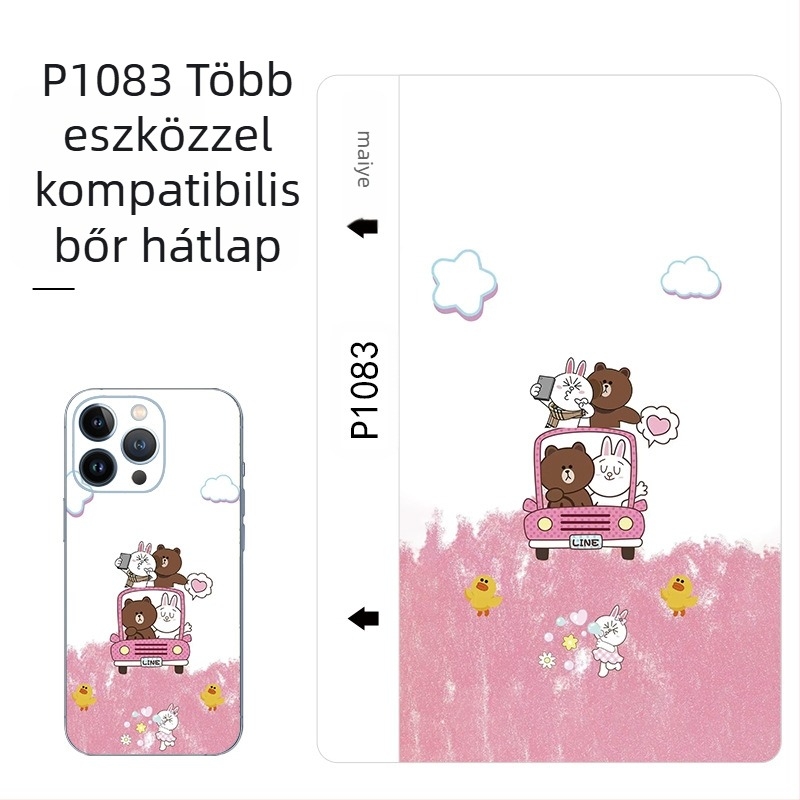 Maiyesu bőr hátfólia vágógép mobiltelefon fólia borjúbőr mintázatú új fólia vágógép speciális fólia izzadásgátló és karcálló hátfólia