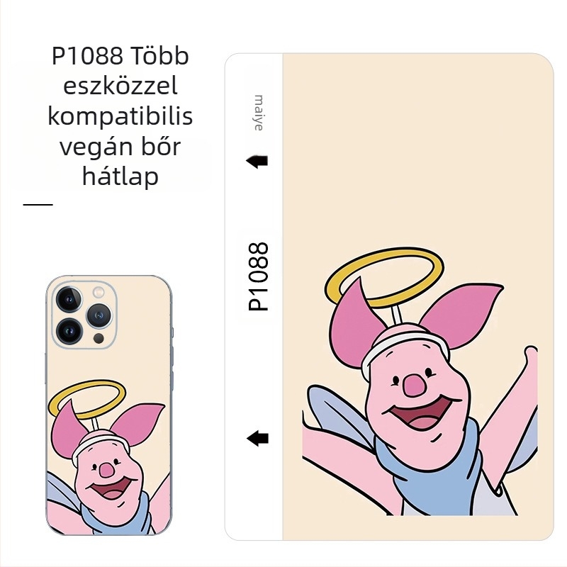 Maiyesu bőr hátfólia vágógép mobiltelefon fólia borjúbőr mintázatú új fólia vágógép speciális fólia izzadásgátló és karcálló hátfólia