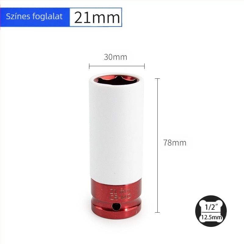 Gépjárműhöz módosított kerékagy 1/2 négyzet alakú lyukú hatszögletű gyújtógyertya hüvely speciális alakú szerszám csavar hüvely ellenhüvely