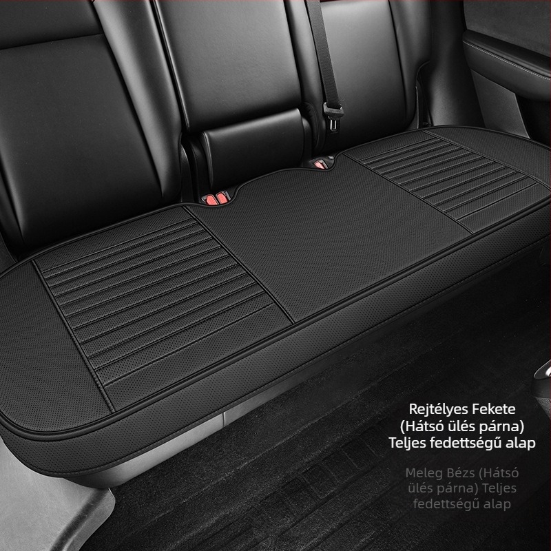 2025 Új, teljes bőr autósüléspárna, háromrészes szett minden évszakra