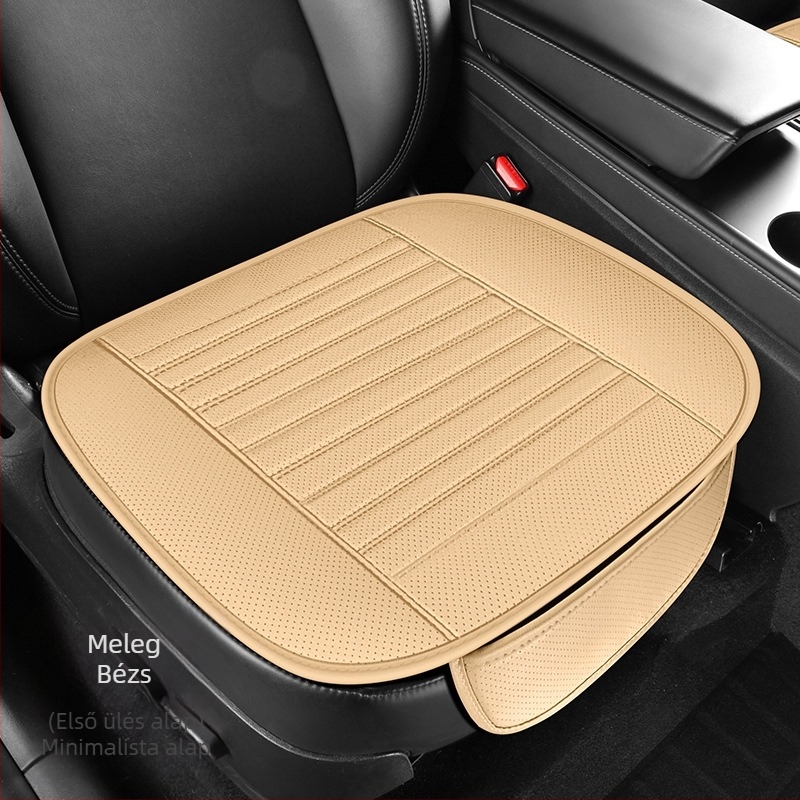 2025 Új, teljes bőr autósüléspárna, háromrészes szett minden évszakra