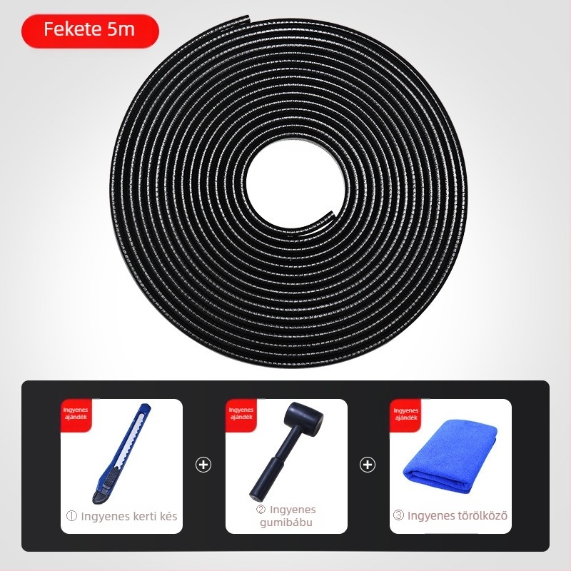 Autóajtó ütközésgátló szalag Univerzális ajtóélvédő szalag Tapadásmentes ajtónyitás Karcálló ütésgátló ragasztószalag Dekoratív kellékek