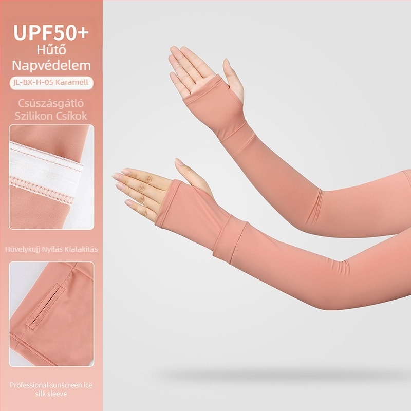 Ruidong kültéri kerékpáros jégvédő nyári jégérzék egyszínű lélegző karvédő Ice Silk csúszásmentes jégvédő nagykereskedelem