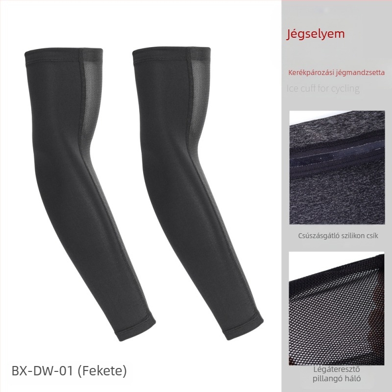 Ruidong kültéri kerékpáros jégvédő nyári jégérzék egyszínű lélegző karvédő Ice Silk csúszásmentes jégvédő nagykereskedelem