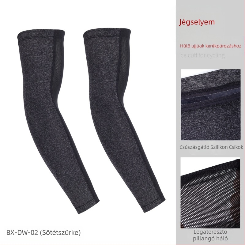 Ruidong kültéri kerékpáros jégvédő nyári jégérzék egyszínű lélegző karvédő Ice Silk csúszásmentes jégvédő nagykereskedelem