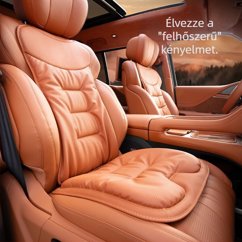 Autós üléspárna, négy évszakos, általános belső, csúcskategóriás, Mercedes-Benz BMW-hez alkalmas, egyrészes üléshuzat hátul