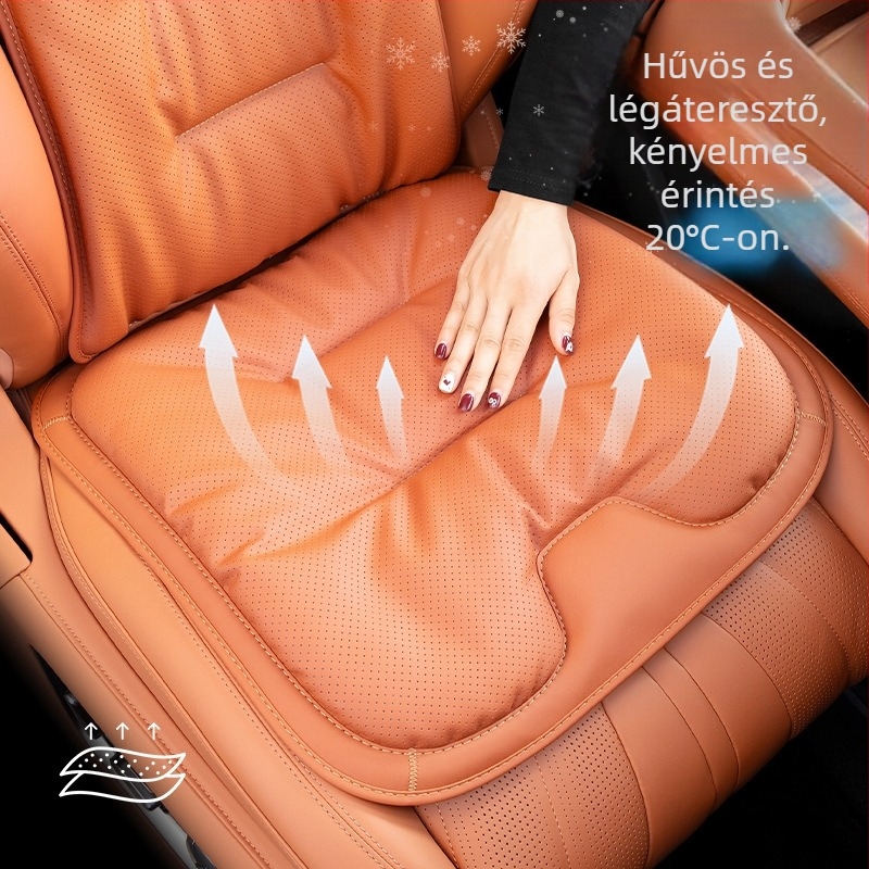 Autós üléspárna, négy évszakos, általános belső, csúcskategóriás, Mercedes-Benz BMW-hez alkalmas, egyrészes üléshuzat hátul