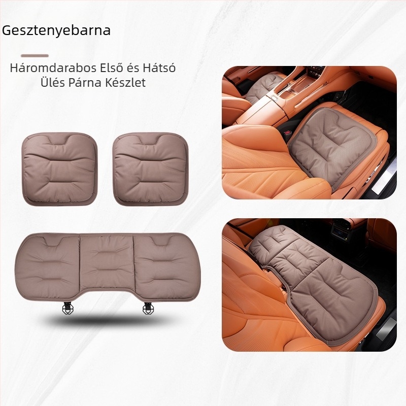 Autós üléspárna, négy évszakos, általános belső, csúcskategóriás, Mercedes-Benz BMW-hez alkalmas, egyrészes üléshuzat hátul
