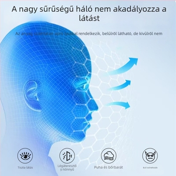 Határokon átnyúló Halloween Karácsony Vicces Karneváli Fejfedő Maszk Gonosz Vérköpő Bohócmaszk Piros Orrú Fejfedő