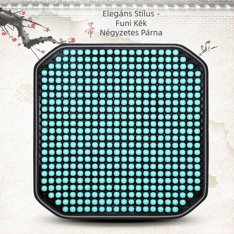 Autósülés-párna, nyári, új, menő szőnyeg, egyrészes, gyöngyös, háromrészes szett, hátsó derékrész, juharszivacs gyöngyös szőnyeg, autósülés-párna