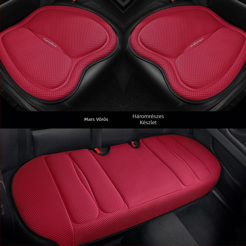 Nyári űrrétegű autópárna, szellőző és légáteresztő, hűvös, háromrészes szett, kreatív autódekoráció, autós kellékek