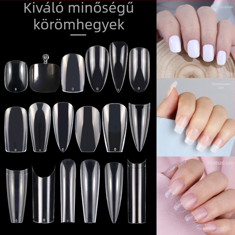 Új francia műkörömdísz, határokon átnyúló félmatricák, teljes matricák, műköröm, körömfolt, hosszabbított műkörömdísz