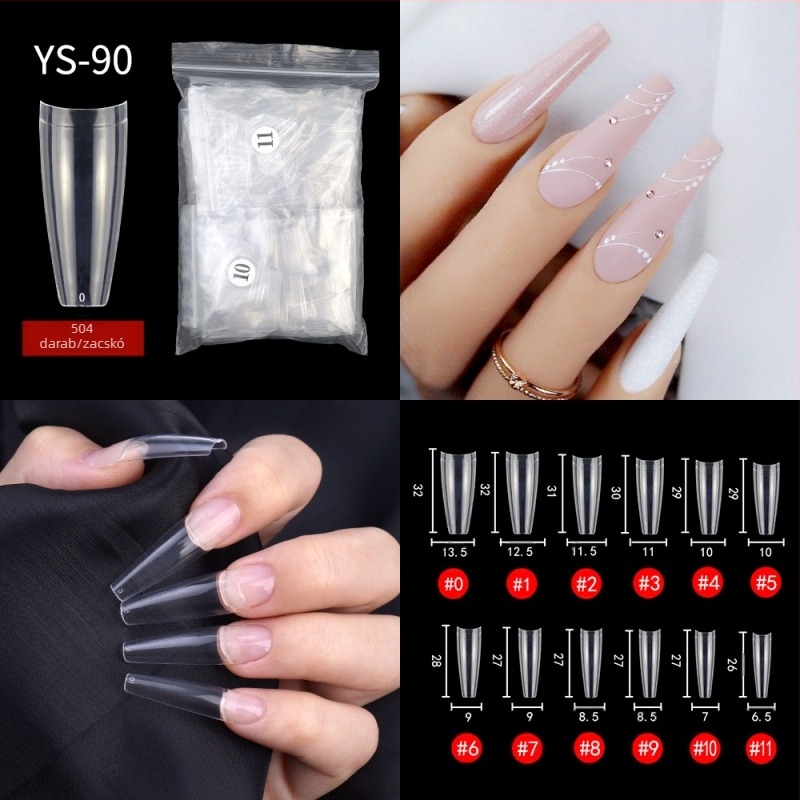 Új francia műkörömdísz, határokon átnyúló félmatricák, teljes matricák, műköröm, körömfolt, hosszabbított műkörömdísz