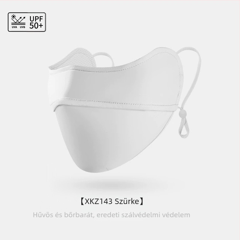 Napvédő maszk női szemkörnyékre, lélegző nyári ultraibolya sugárzás elleni gradiens jég selyem sztereó napvédő maszk UPF50