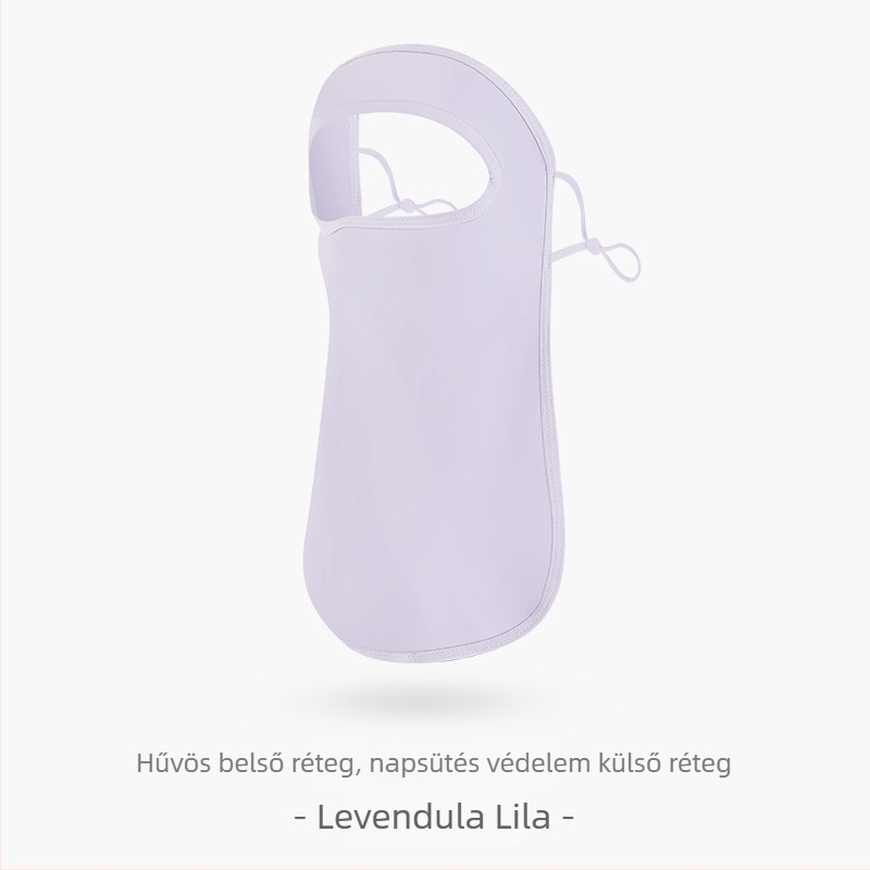 Napvédő maszk női szemkörnyékre, lélegző nyári ultraibolya sugárzás elleni gradiens jég selyem sztereó napvédő maszk UPF50