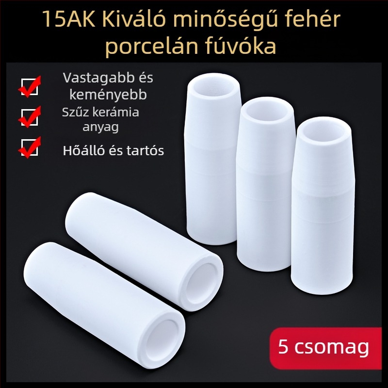 1K védőfúvóka, európai gázzal védett hegesztőpisztoly tartozékok, légmentes védőhüvelyes fúvóka, 200A, kerámia, két védőgázas hegesztőgép, porcelán fúvóka