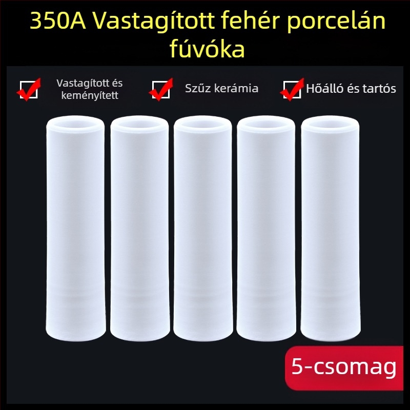 1K védőfúvóka, európai gázzal védett hegesztőpisztoly tartozékok, légmentes védőhüvelyes fúvóka, 200A, kerámia, két védőgázas hegesztőgép, porcelán fúvóka