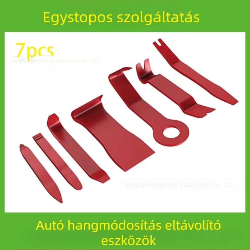 Autóipari műanyag alkatrészek eltávolító szerszámkészlet alkalmas audio lökhárító, műszerfal, belső csatok stb. eltávolítására. A gyártó specializálódott...