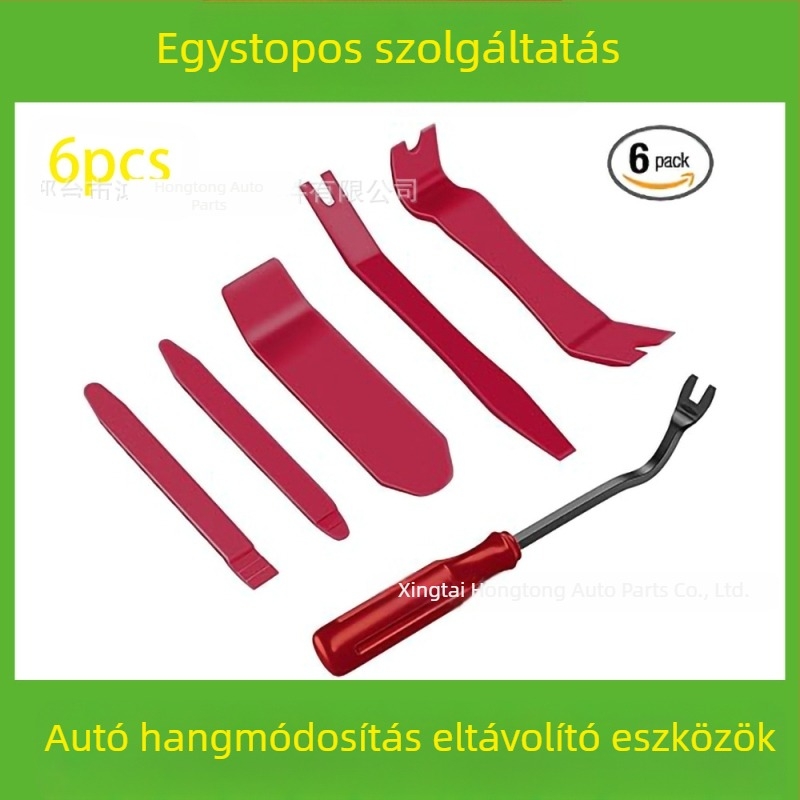 Autóipari műanyag alkatrészek eltávolító szerszámkészlet alkalmas audio lökhárító, műszerfal, belső csatok stb. eltávolítására. A gyártó specializálódott...