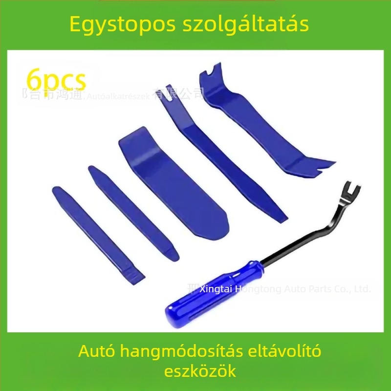 Autóipari műanyag alkatrészek eltávolító szerszámkészlet alkalmas audio lökhárító, műszerfal, belső csatok stb. eltávolítására. A gyártó specializálódott...