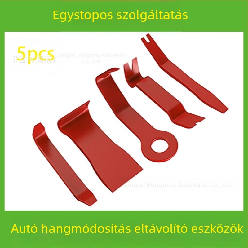 Autóipari műanyag alkatrészek eltávolító szerszámkészlet alkalmas audio lökhárító, műszerfal, belső csatok stb. eltávolítására. A gyártó specializálódott...