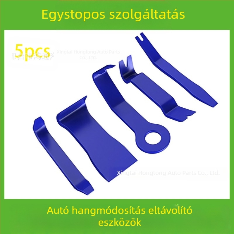 Autóipari műanyag alkatrészek eltávolító szerszámkészlet alkalmas audio lökhárító, műszerfal, belső csatok stb. eltávolítására. A gyártó specializálódott...