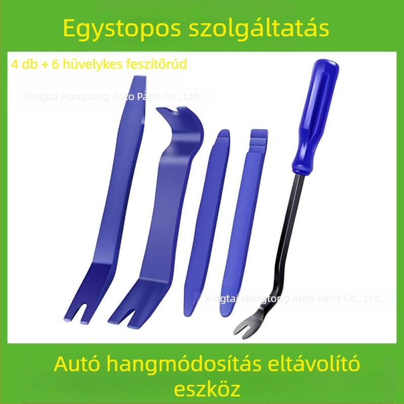 Autóipari műanyag alkatrészek eltávolító szerszámkészlet alkalmas audio lökhárító, műszerfal, belső csatok stb. eltávolítására. A gyártó specializálódott...