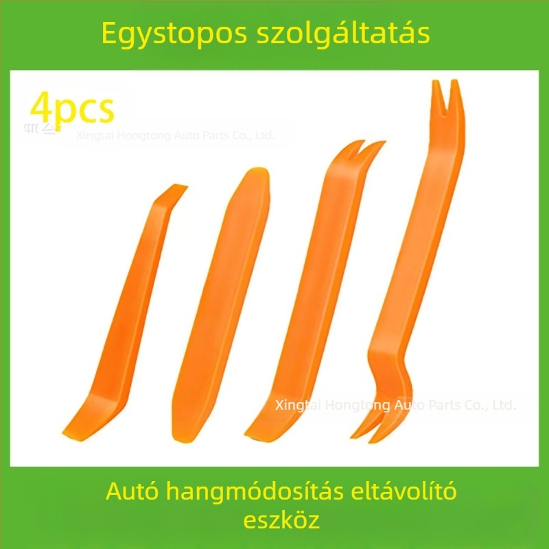 Autóipari műanyag alkatrészek eltávolító szerszámkészlet alkalmas audio lökhárító, műszerfal, belső csatok stb. eltávolítására. A gyártó specializálódott...