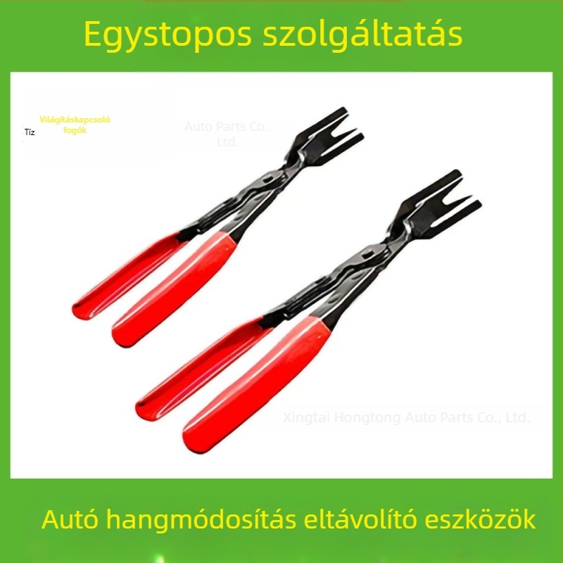 Autóipari műanyag alkatrészek eltávolító szerszámkészlet alkalmas audio lökhárító, műszerfal, belső csatok stb. eltávolítására. A gyártó specializálódott...