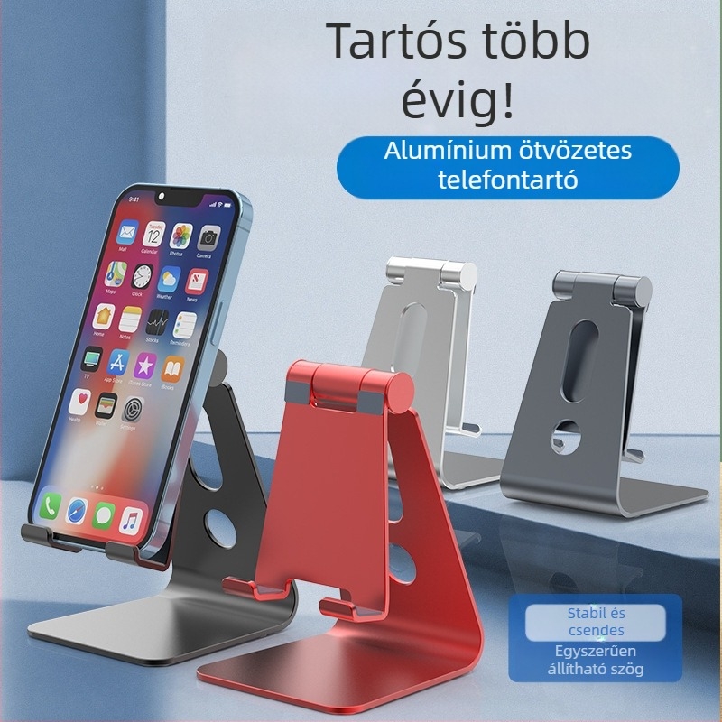 HYDUODUO S1 Fém mobiltelefon-tartó, univerzális, testreszabható