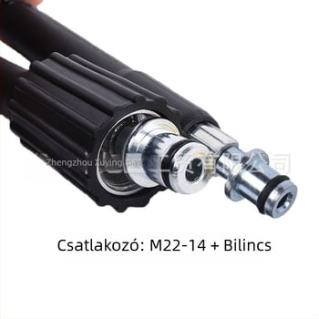 Xuying M22-14 csatos magasnyomású autómosó tömlő, Teflon, háztartási vízcső, Henan eredet