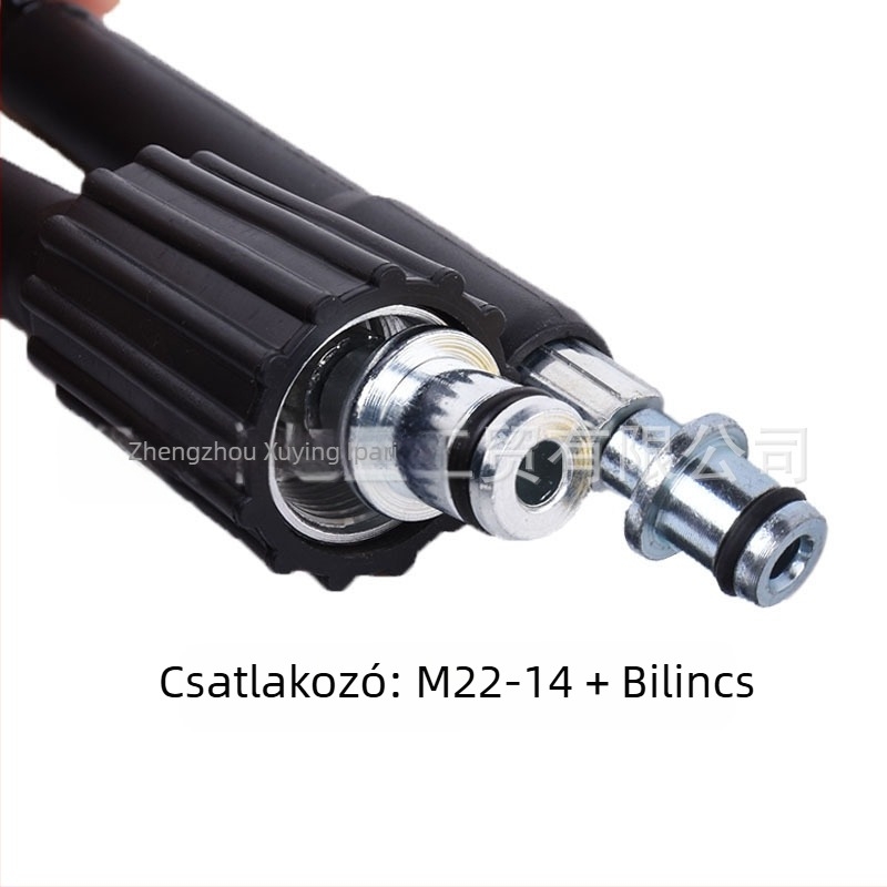 Xuying M22-14 csatos magasnyomású autómosó tömlő, Teflon, háztartási vízcső, Henan eredet