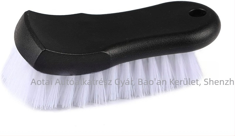 Autó belső tisztító keféje – anyag: PP + lófarok szálak, típus: tisztító keféje, modell: Horse hair brush