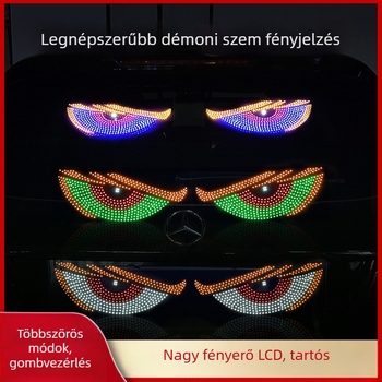 LED dinamikus szem kijelző autóhoz - XL Devil Eyes, 12V, 5W, 1A