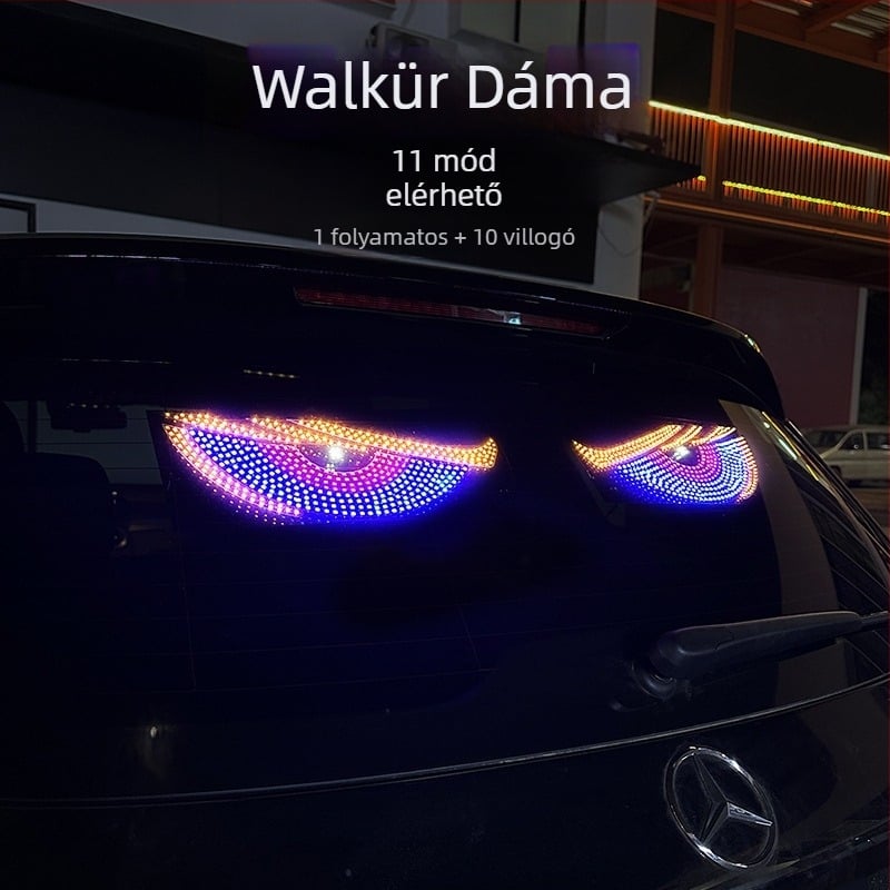 LED dinamikus szem kijelző autóhoz - XL Devil Eyes, 12V, 5W, 1A