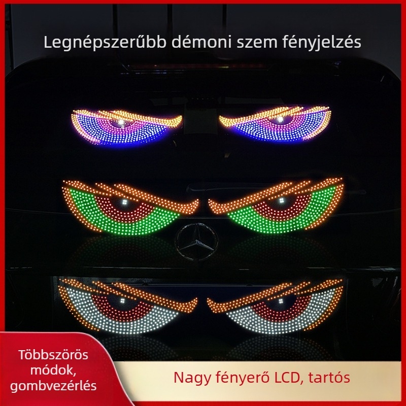 LED dinamikus szem kijelző autóhoz - XL Devil Eyes, 12V, 5W, 1A
