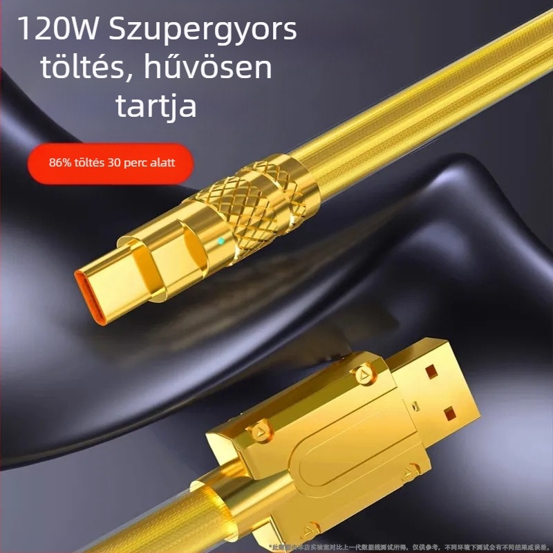 3-in-1 adatkábel Lightninghez, Micro USB-hez és Type-C-hez – PVC gyorstöltésű kábel, egyfejű