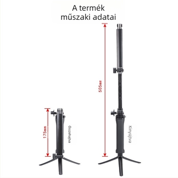 GoPro kiegészítő 3-részes műanyag selfie bot, modell ZPG-02