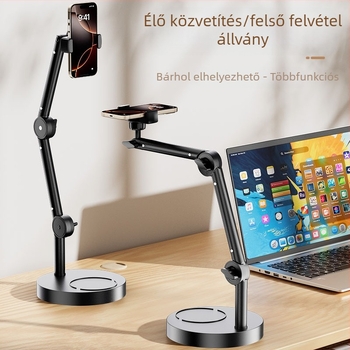 Asztali tartó mobilokra és tabletekhez – alumínium ötvözet, univerzális stílus, testreszabható