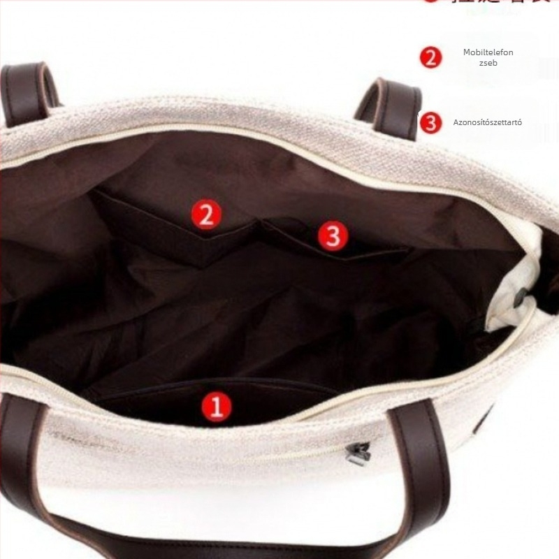 Vászon vállon átvethető táska masnival és nyuszilány motívummal, alappal és oldalrész nélkül, logónyomtatással