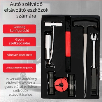 Autóüveg eltávolító eszköz huzalos húzóval és fogóval — Musen Hall, autójavítási eszköz, súly 1,1 kg