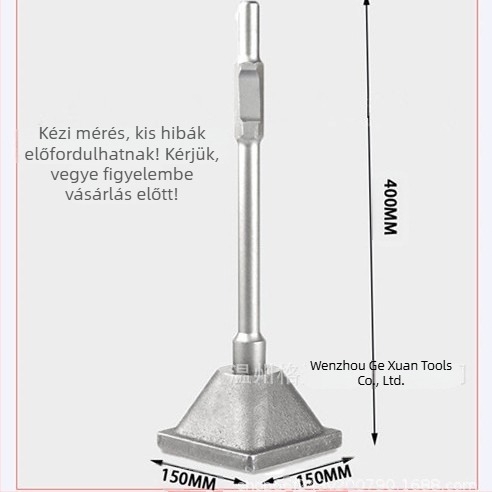 Elektromos bontókalapács síkfejű vésővel, 40Cr acél, modell 2412, Select márka, kompakt szerszám